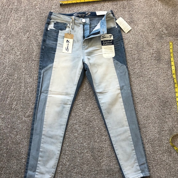 Seven Patchwork Jeans - Picture 3 of 5